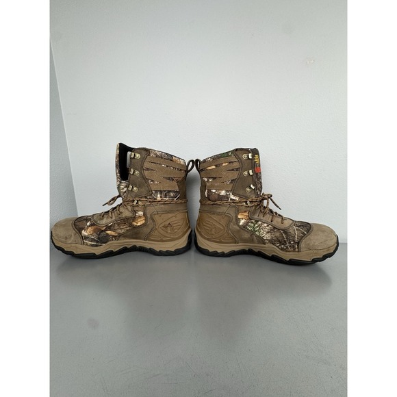 Lacrosse Windrose Boots Mens 12 Realtree Camo Winter Hunting 1000g Waterproof 8\